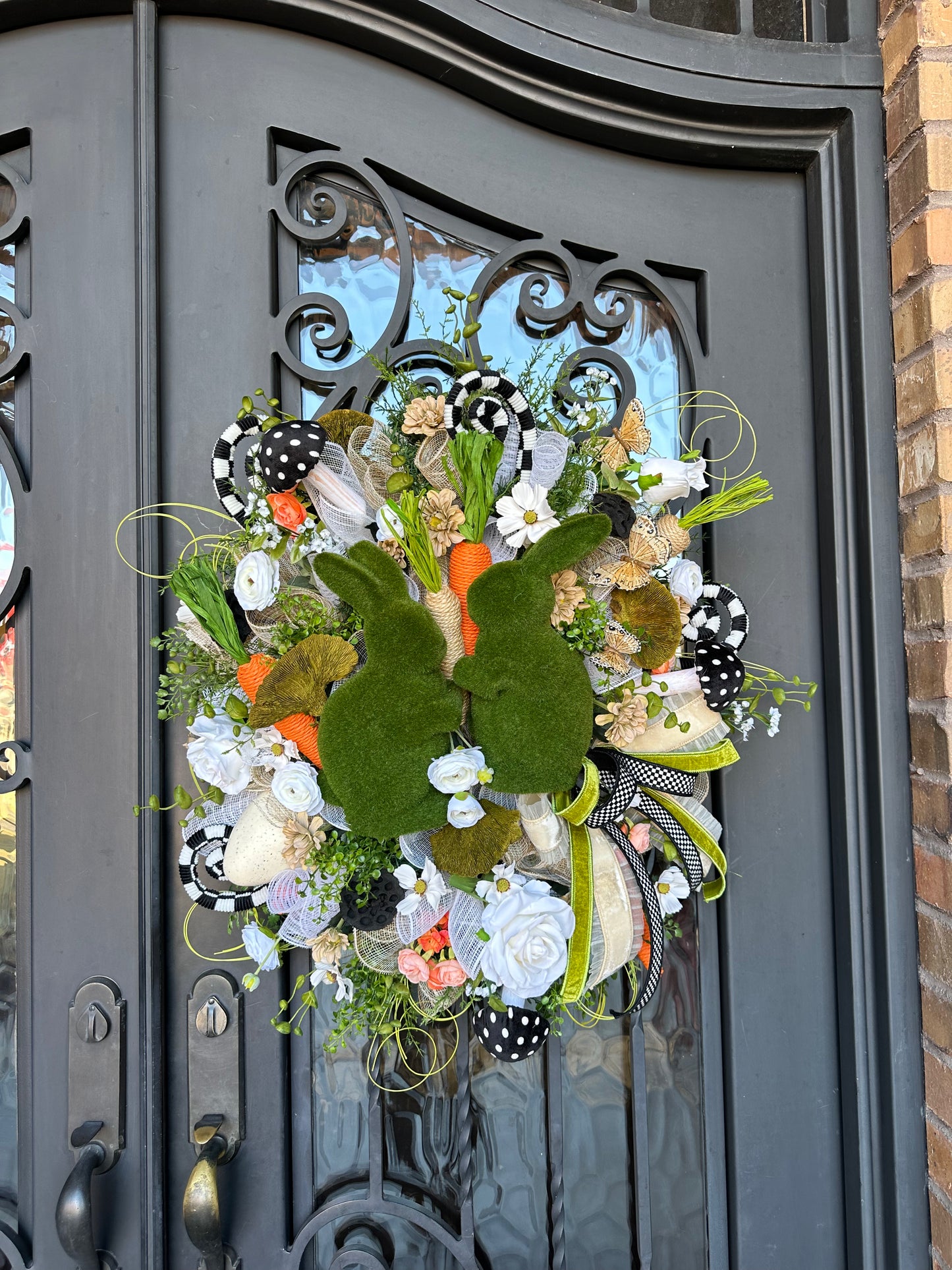 Moss Bunny Wreath